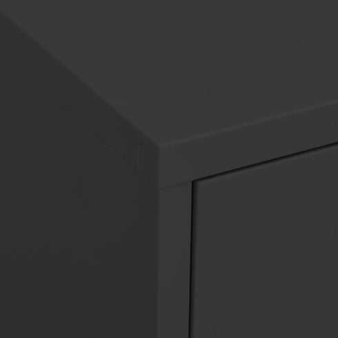 Lady Jillian -  Storage Cabinet Anthracite 80x35x101,5 cm Steel - Model 2